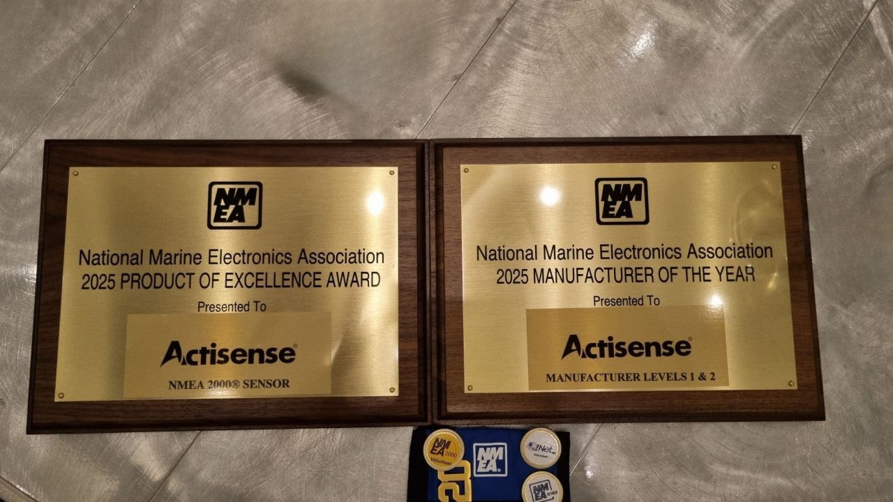 Double Win for Actisense at NMEA Product of Excellence Awards