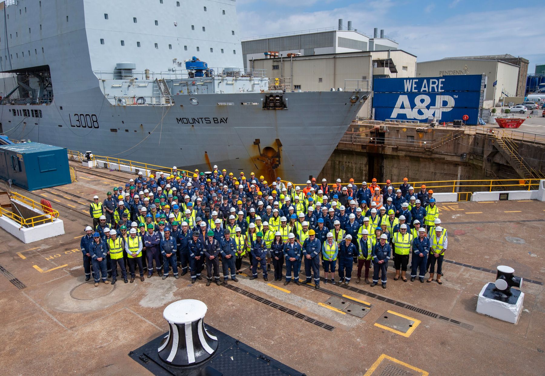 APCL A&P Falmouth Recieves Gold Award Under MOD Employer Recognition Scheme