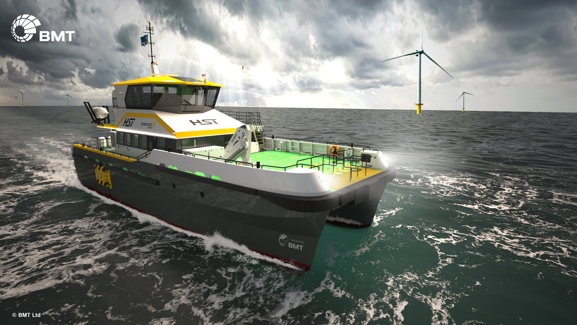 BMT 27m CTV Hybrid Design Selected for Expanding European Offshore Wind