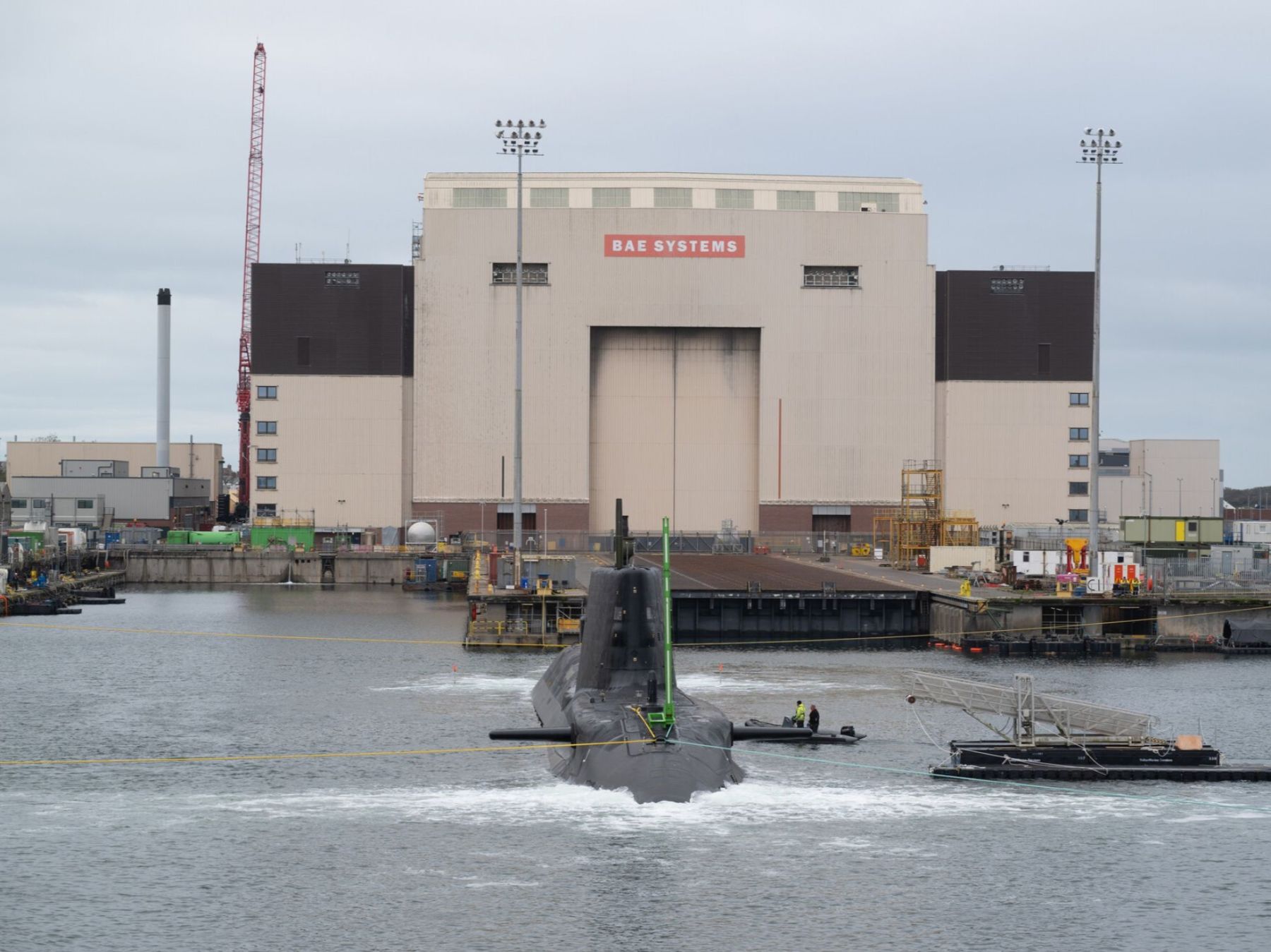 HMS Agamemnon Completes First Underwater Testing at BAE Site in Barrow 