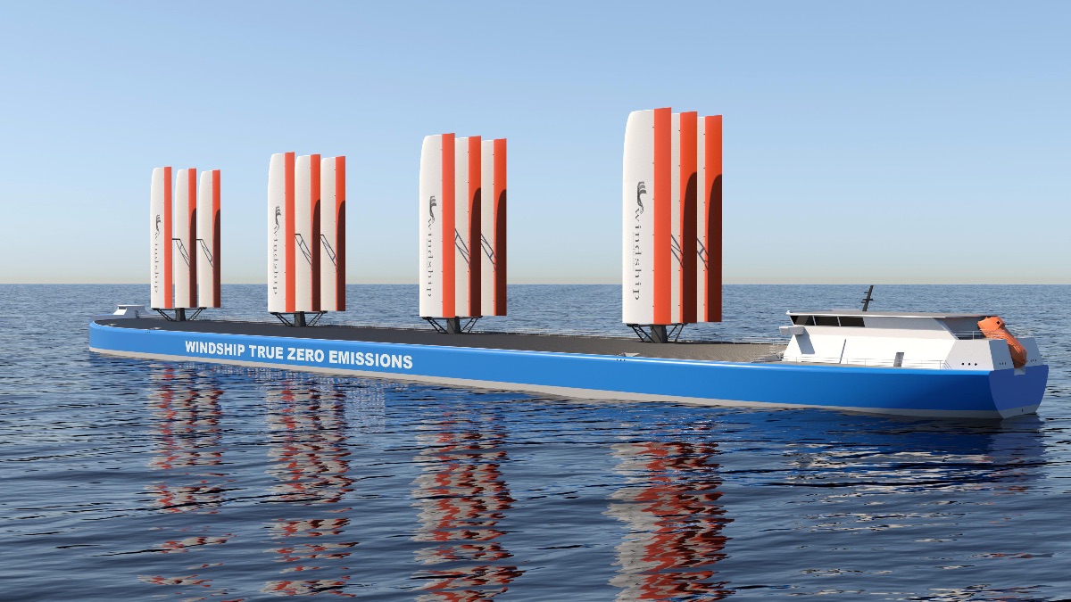 Clean Maritime Funding Secured by Windship Technology