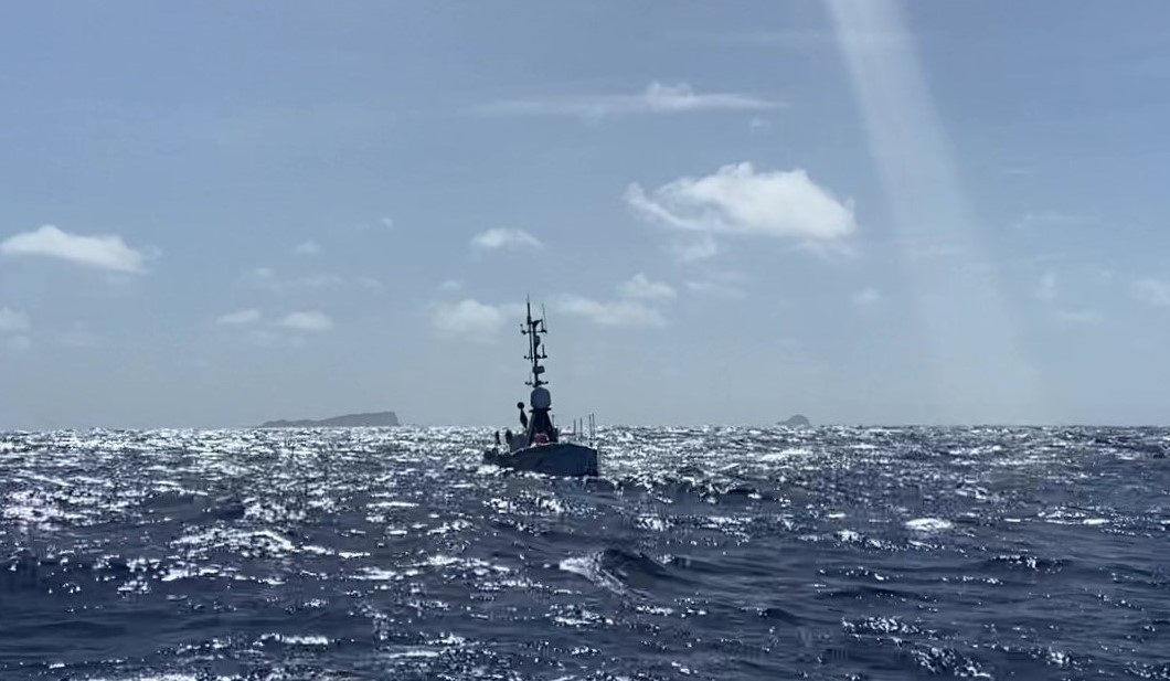 Uncrewed vessel returns from first volcano caldera survey in Tonga loaded with ‘astounding’ data