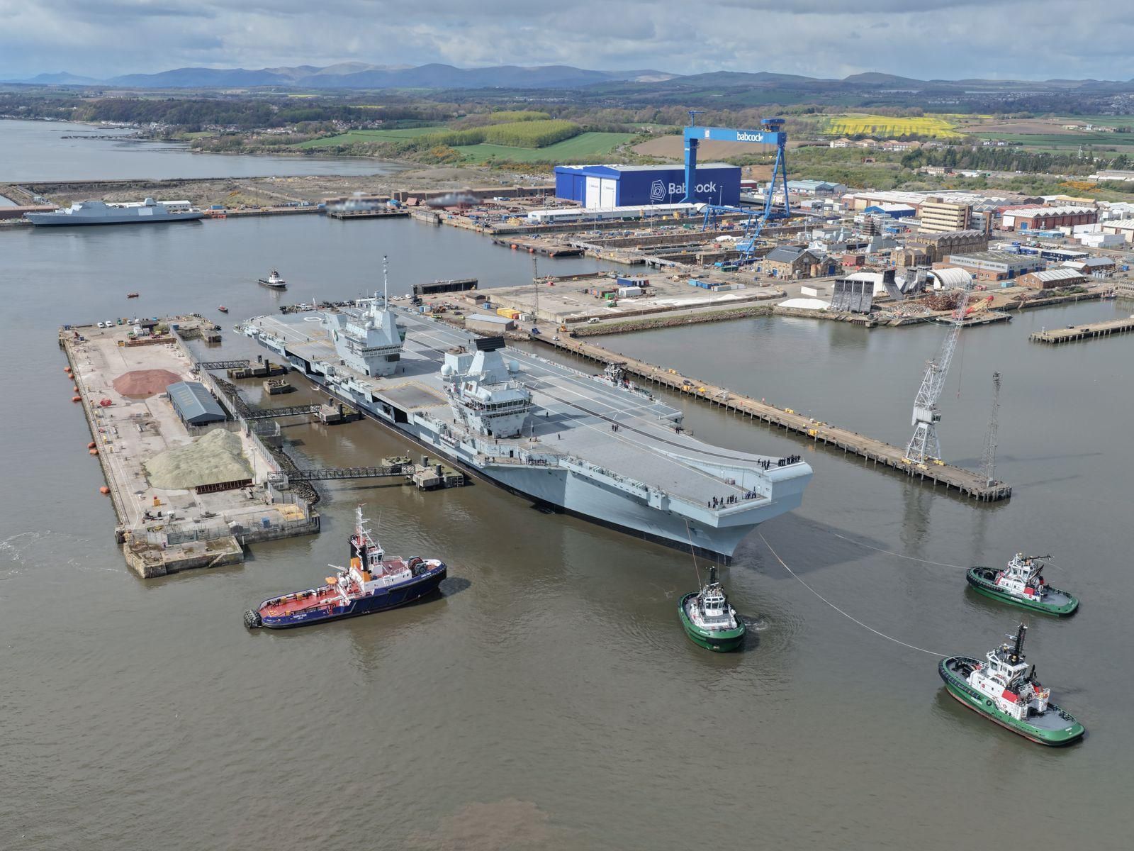 Babcock Completes Major Maintenance Programme Supporting UK Carrier Capability
