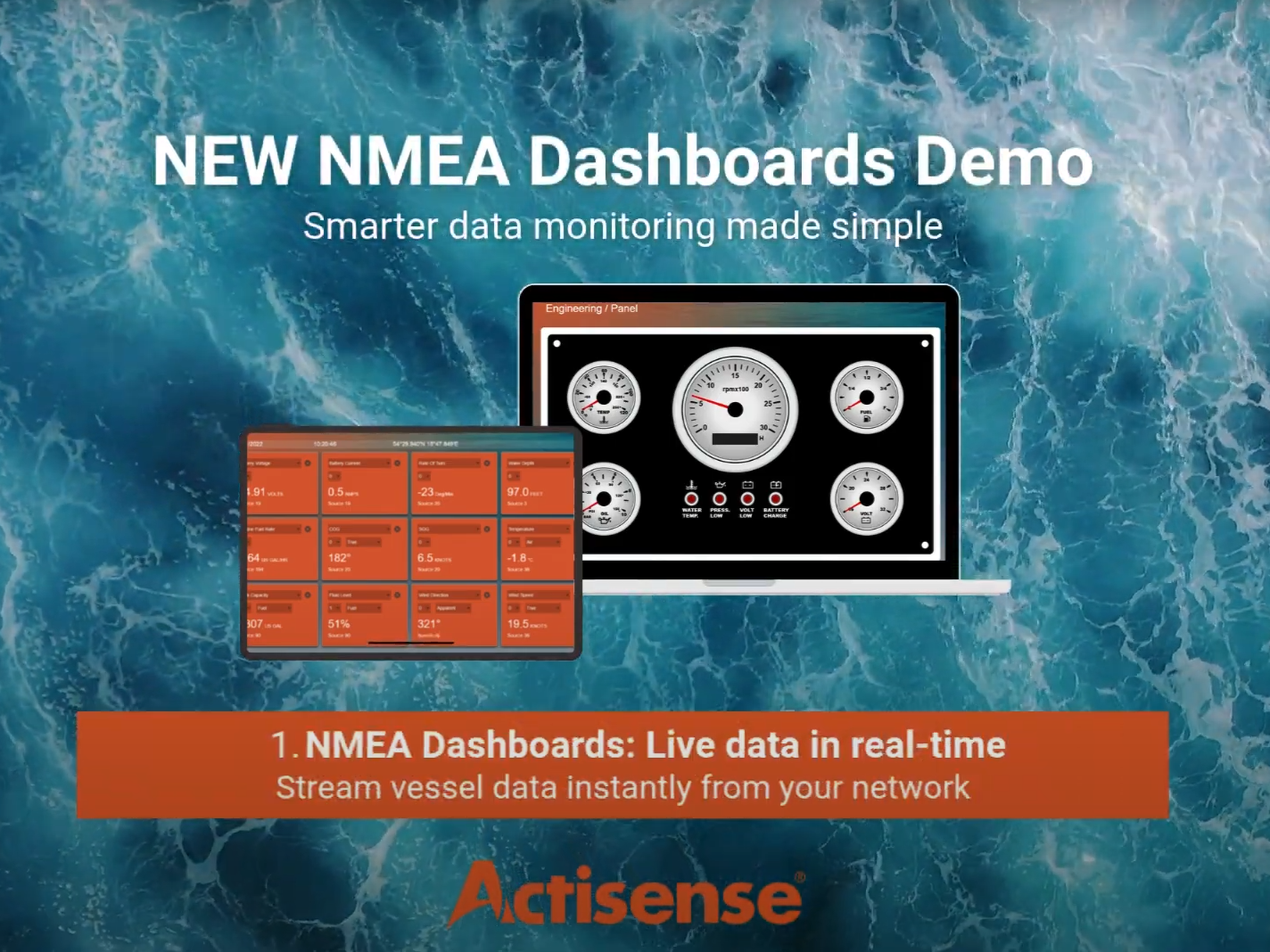 Actisense Unveils Enhanced NMEA Dashboards for Smarter Marine Data Monitoring