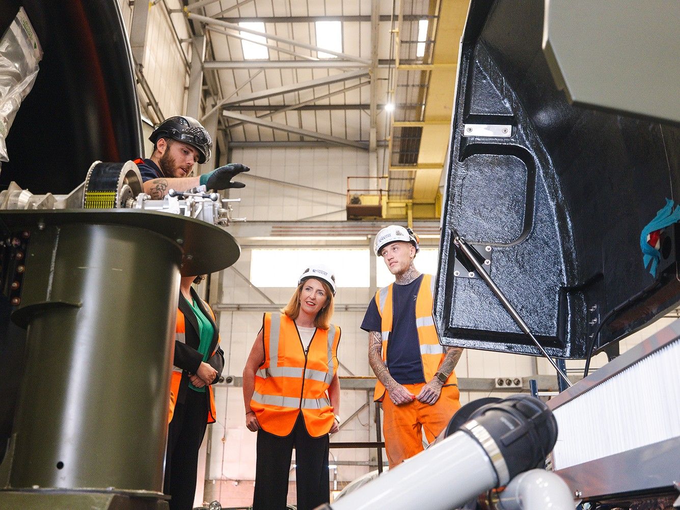 Government First Secretary of State Visits Griffon Marine Shipyard