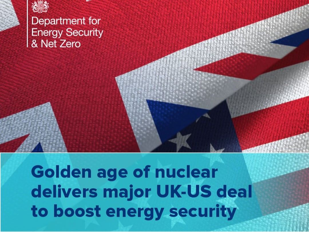 Golden Age of Nuclear Delivers UK-US Deal on Energy Security