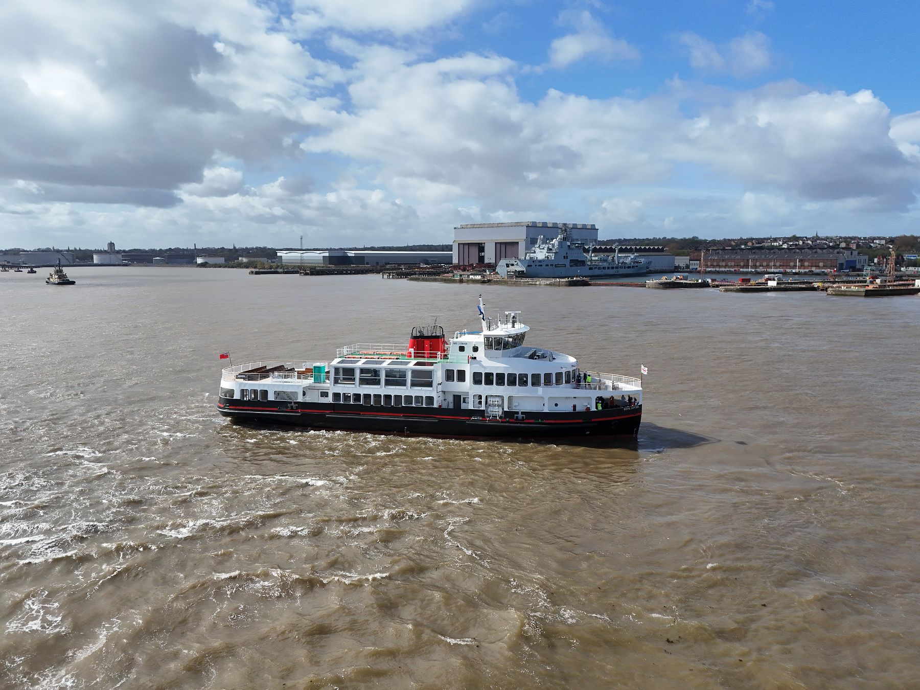 New Mersey Ferry Begins Sea Trials